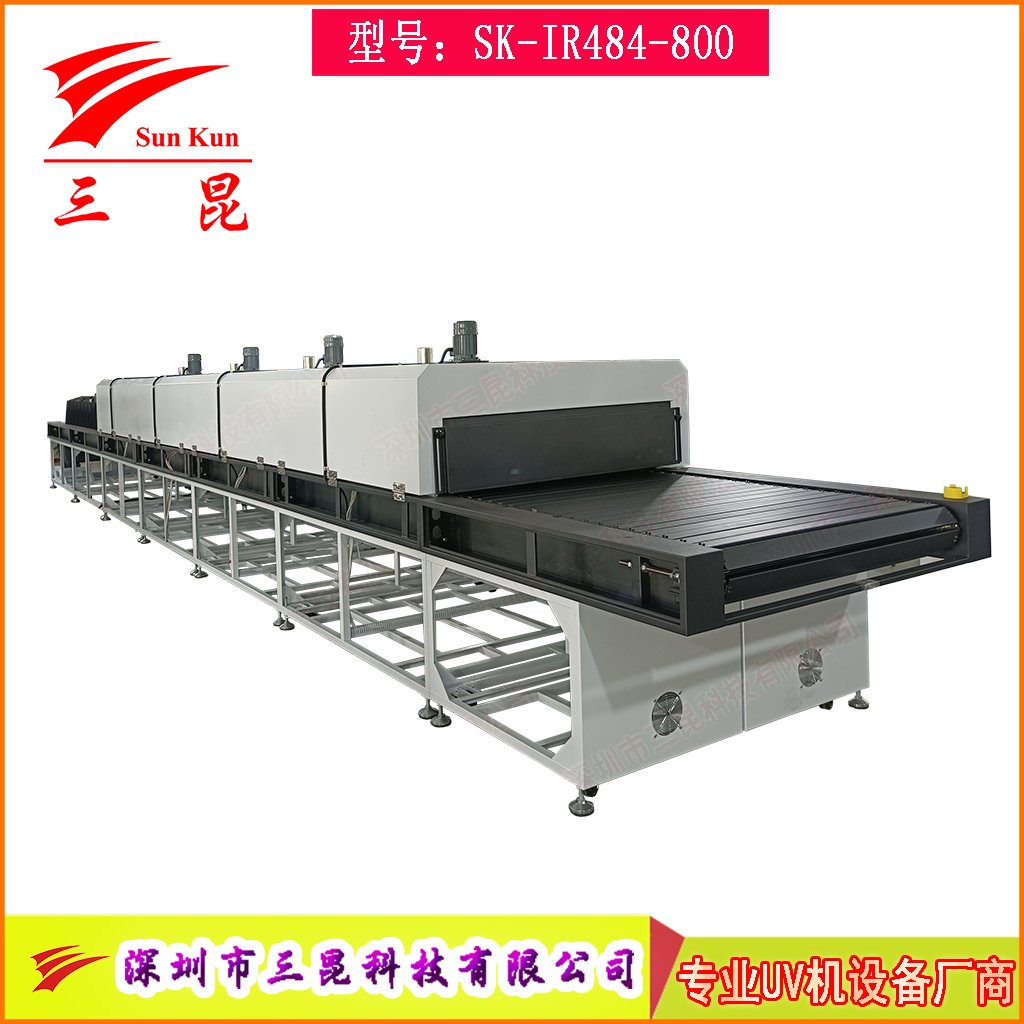 新能源四段溫控隧道爐變頻調速汽車烘烤線不銹鋼內(nèi)膽定制
